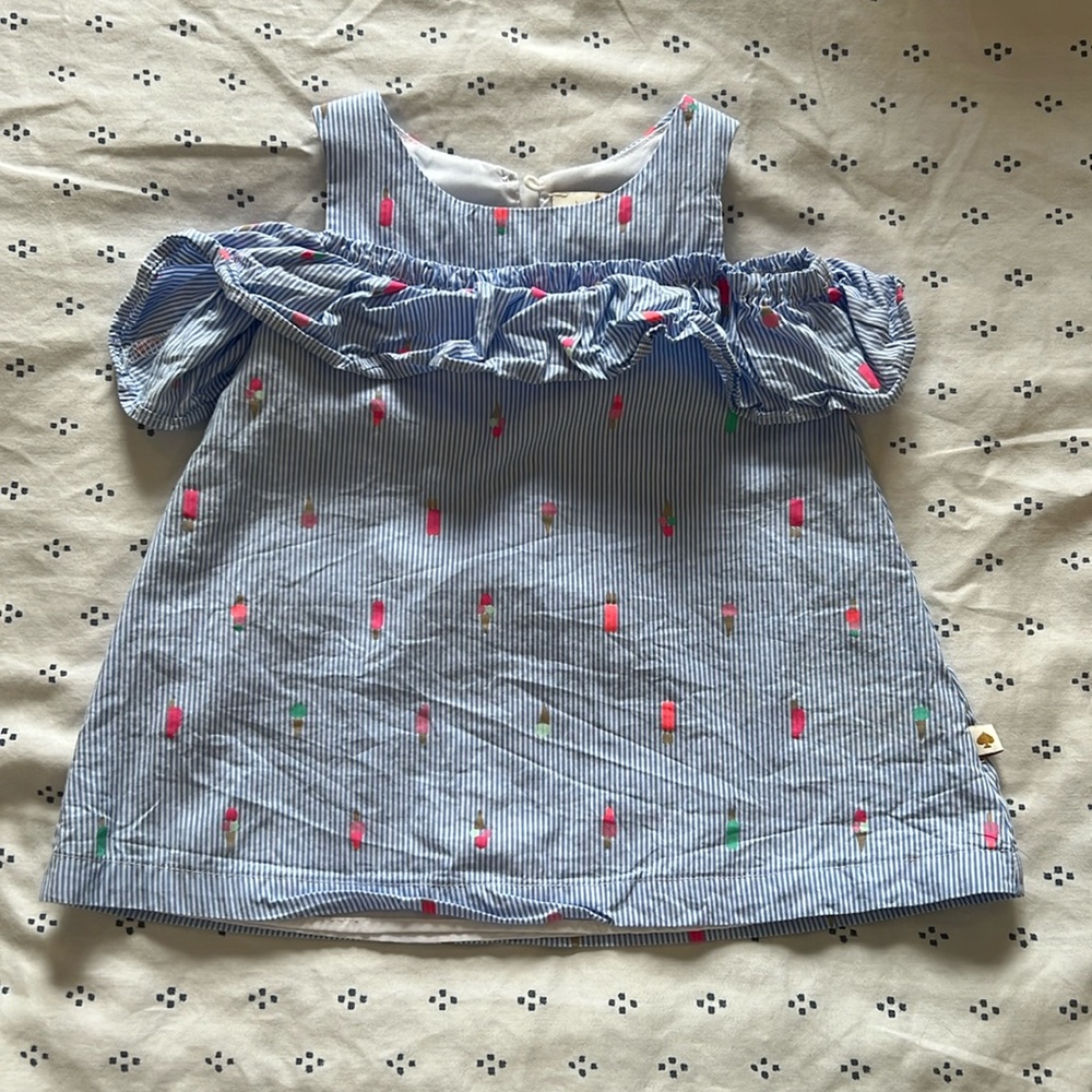 Kate Spade popsicle ruffle dress - 12M